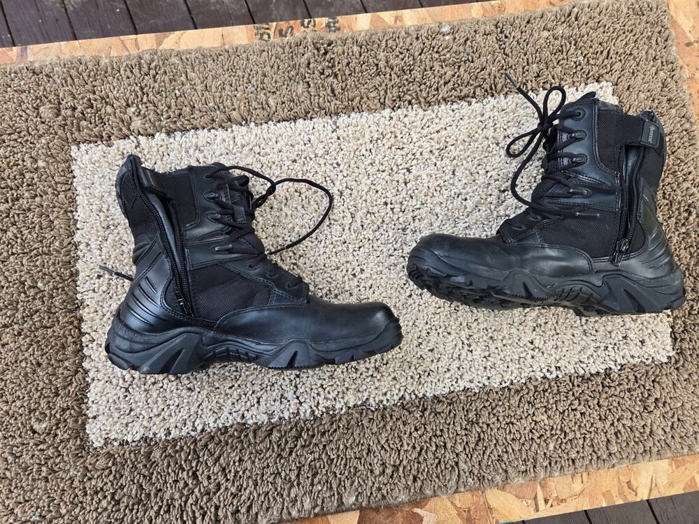 Bates GX-8 GORE-TEX Side Zip Tactical Boots Black Leather Waterproof E02268 9